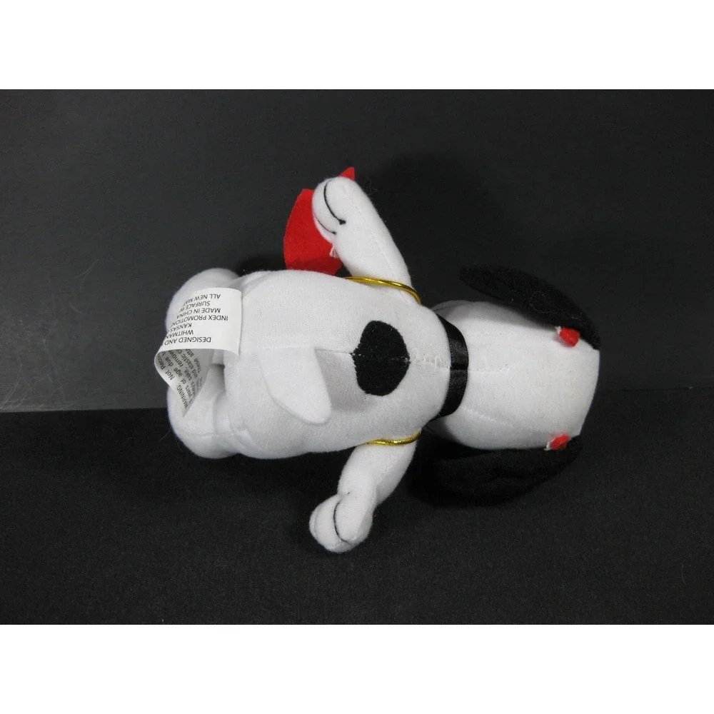 SNOOPY VALENTINES Sitting w/ Heart Glasses Bow Arrow Heart Plush Stuffed‎ 7